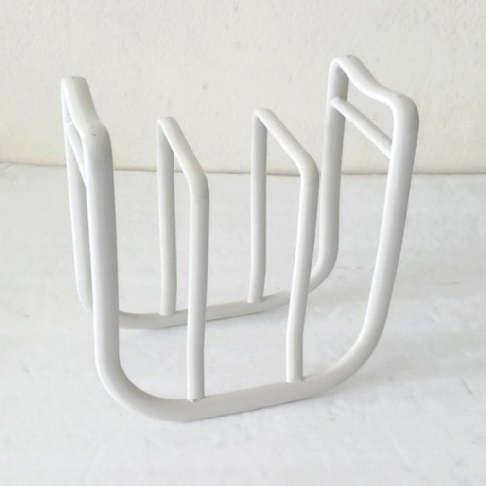 Sink Organizing Sponge Holder Metal White 5.5" X 5.5" X 2 3/4"